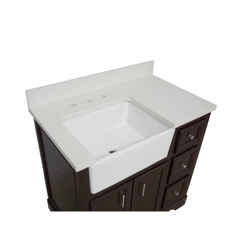 Sand & Stable Emiliano 36'' Single Bathroom Vanity with Top & Reviews